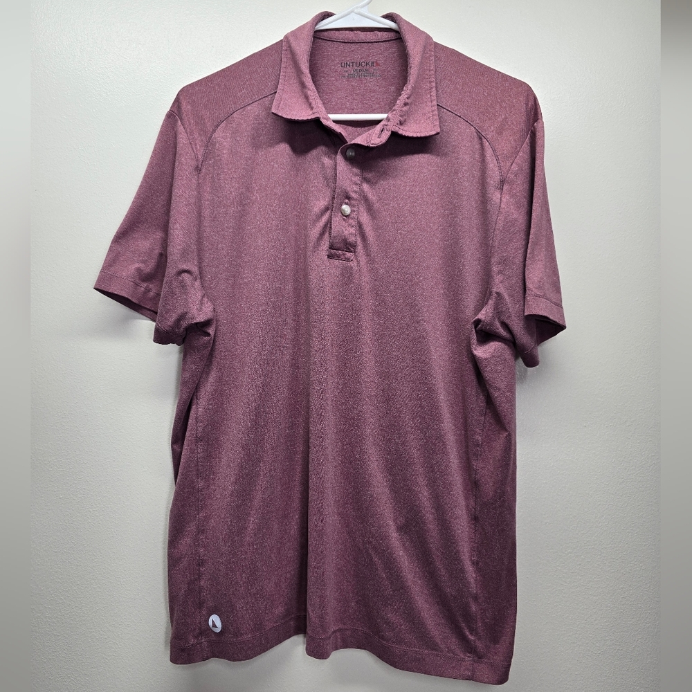 UNTUCKit Golf Polo Shirt Men's Medium M Office Business Casual Church